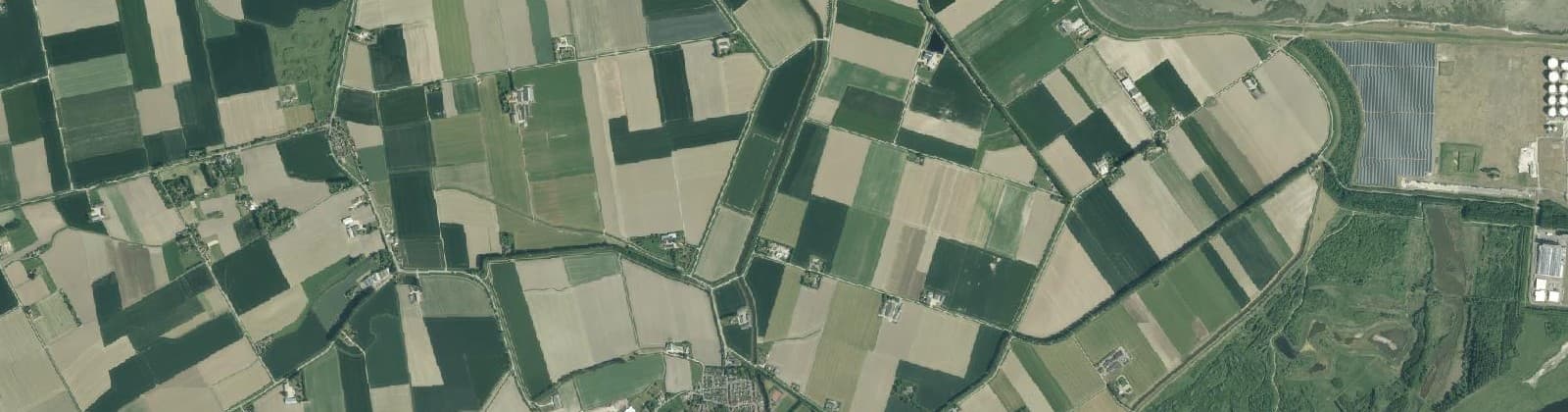 Luchtfoto van Buitengebied Biervliet