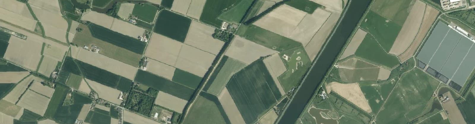 Luchtfoto van Buitengebied Sas van Gent