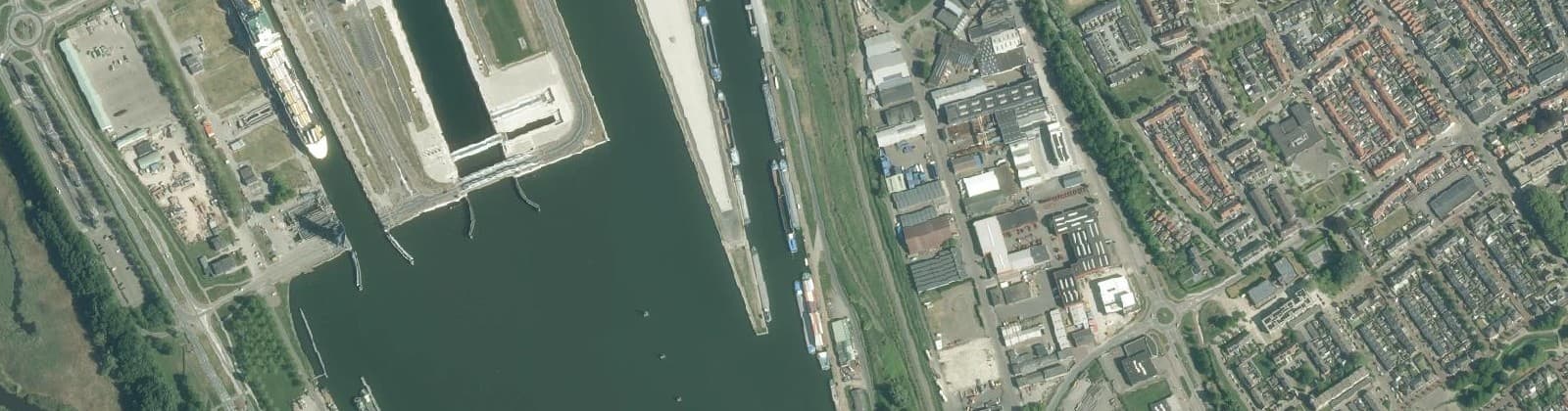 Luchtfoto van Noorderdokken