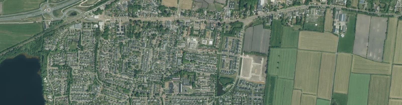 Luchtfoto van Hurdegaryp