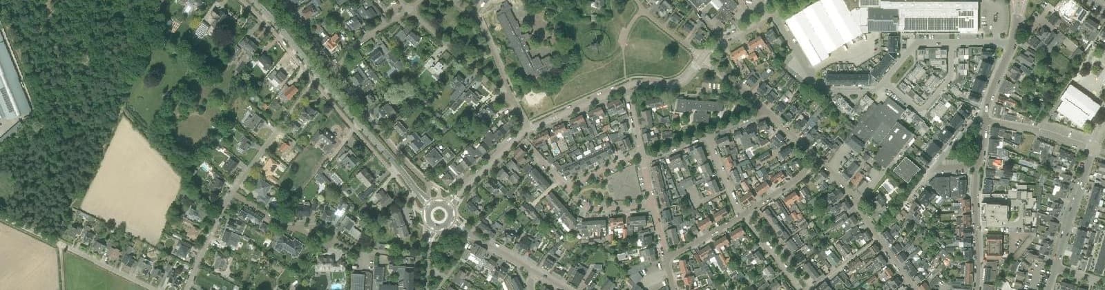 Luchtfoto van Centrum west