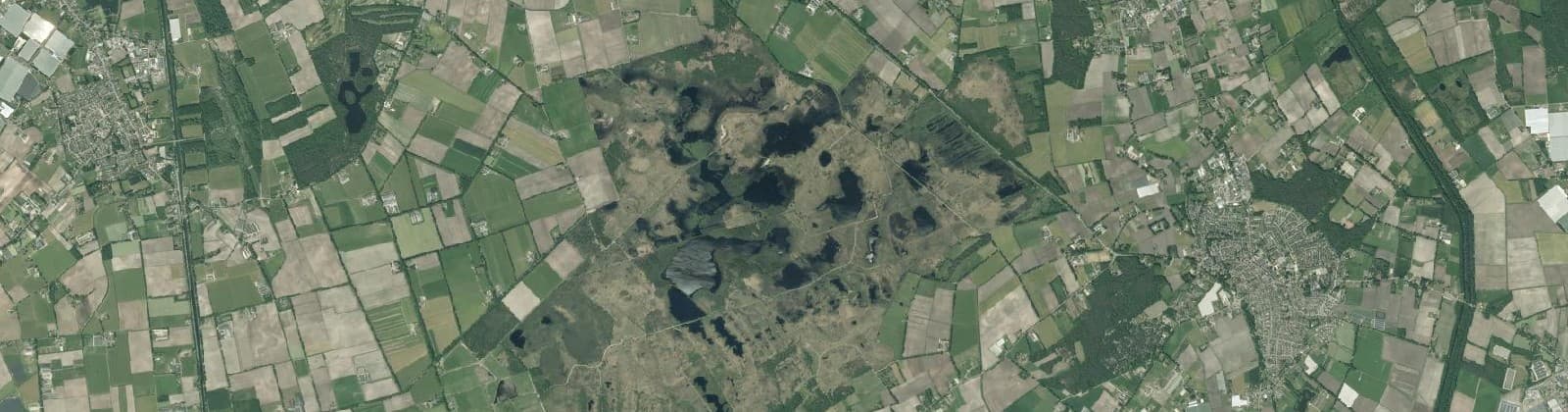 Luchtfoto van De Groote Peel