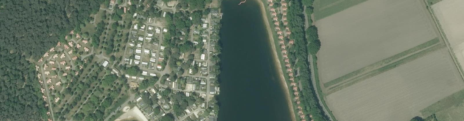 Luchtfoto van Ommel recreatie
