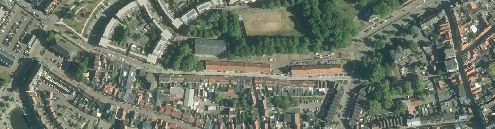 Luchtfoto van Havenkwartier