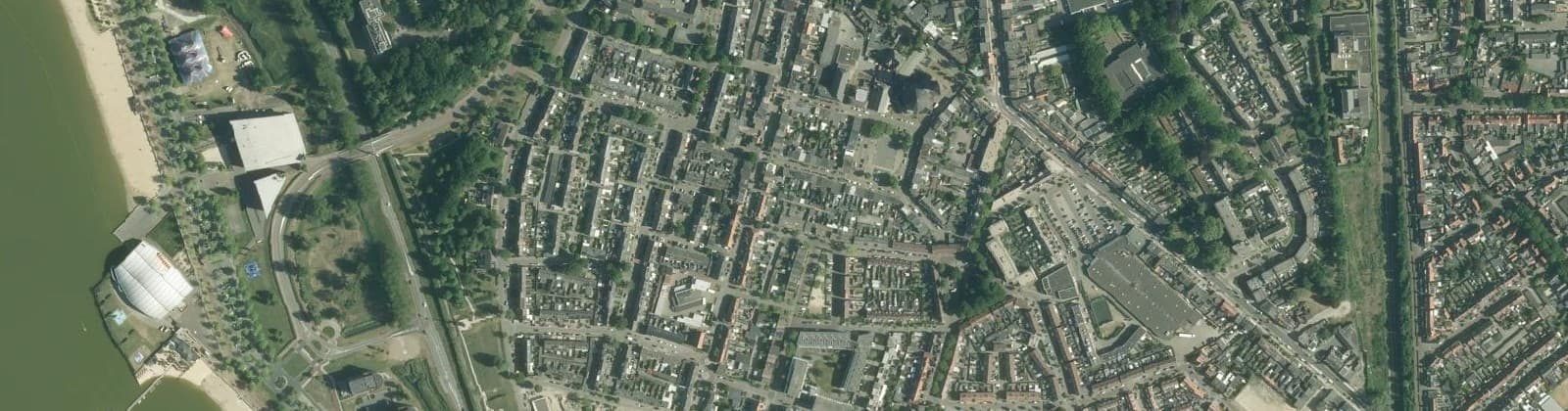 Luchtfoto van Zeekant