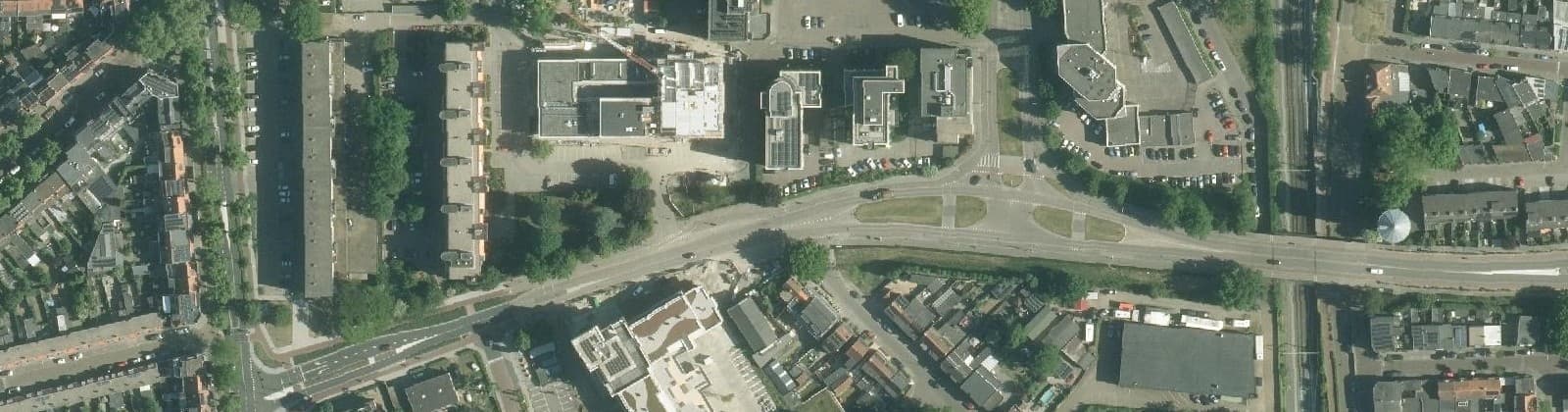 Luchtfoto van Het Glacis