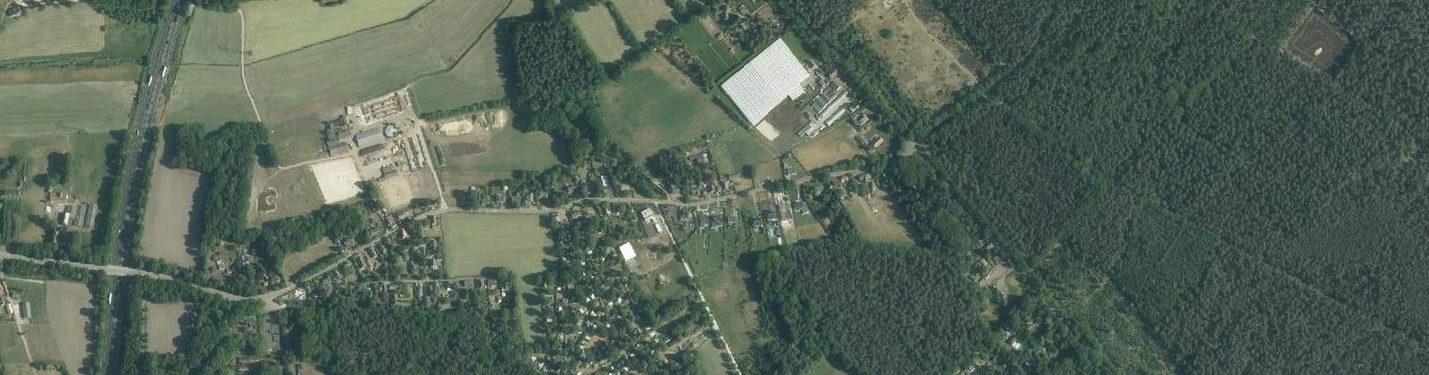 Luchtfoto van Verspreide huizen Heimolen