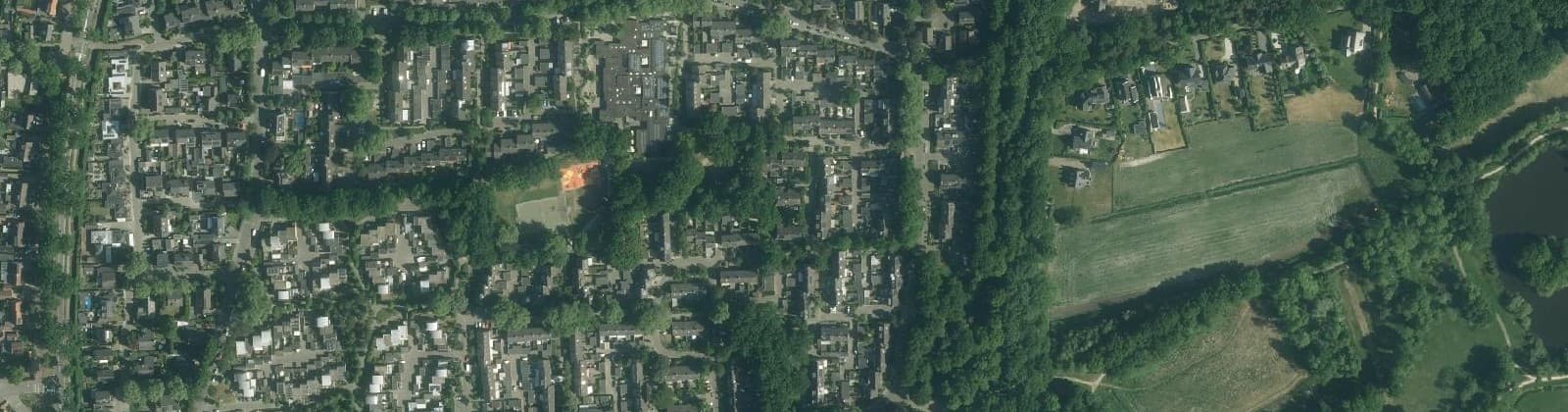 Luchtfoto van Rode Schouw
