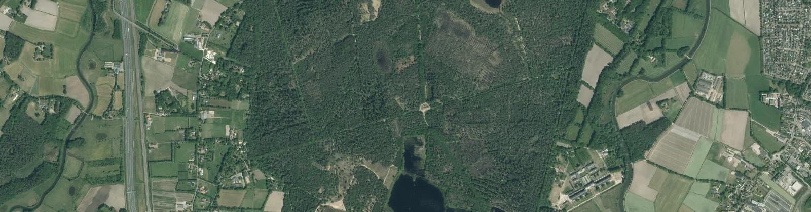 Luchtfoto van Mastbos