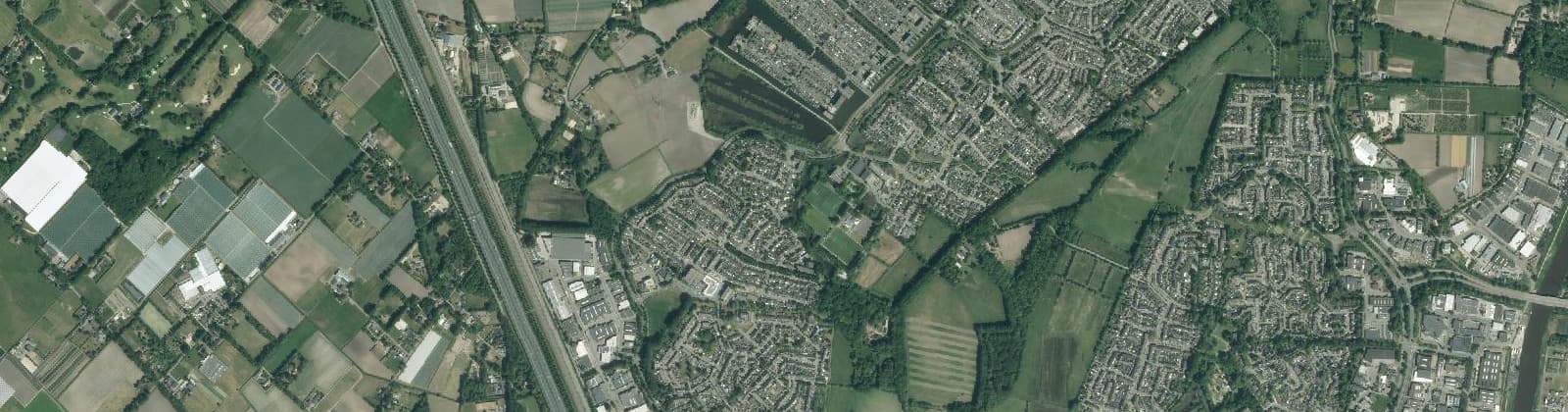 Luchtfoto van Muizenberg