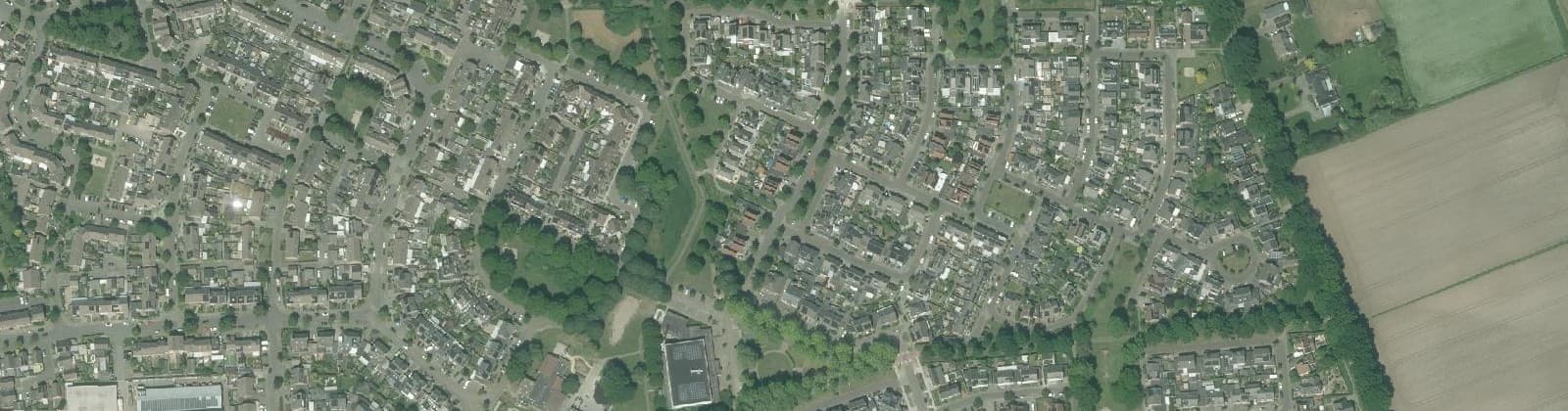 Luchtfoto van Heiakker-Oost