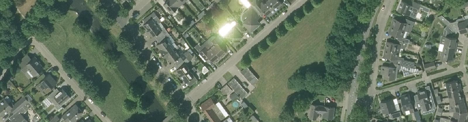 Luchtfoto van Kortkruis