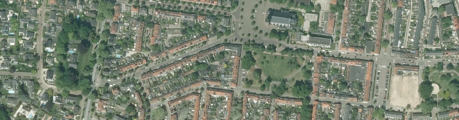 Luchtfoto van Gerardusplein