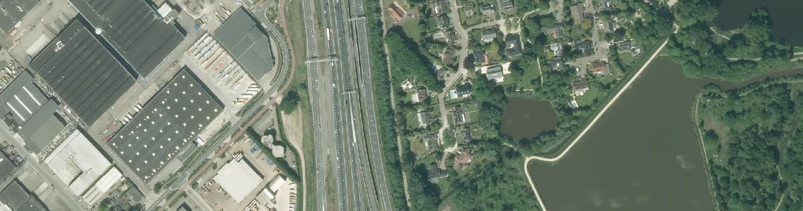 Luchtfoto van Ooievaarsnest