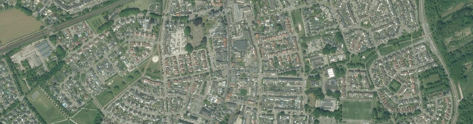 Luchtfoto van 't Hout-Centrum