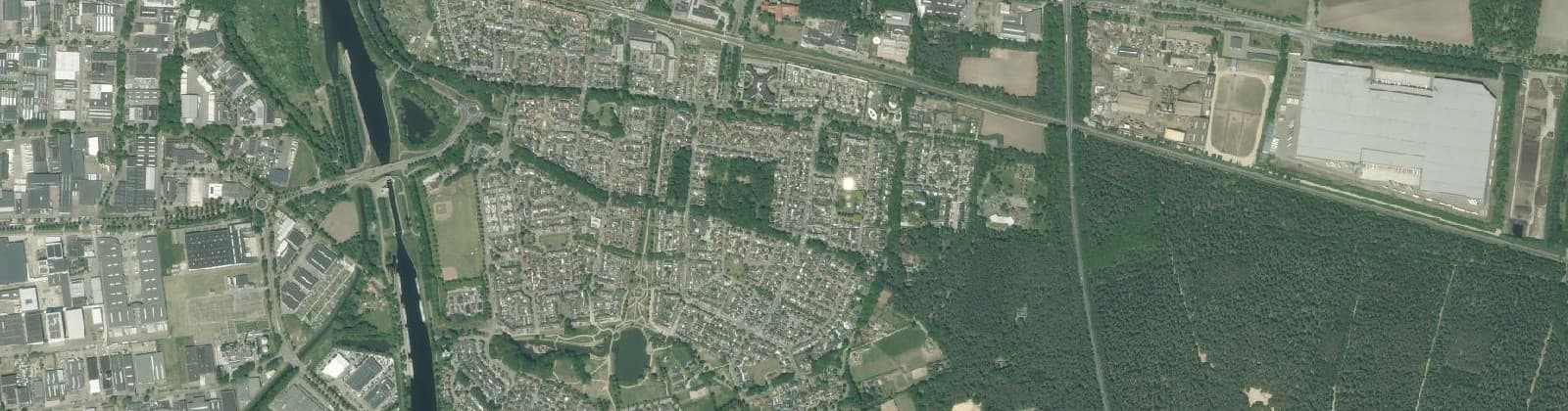 Luchtfoto van Brouwhuis-Oost
