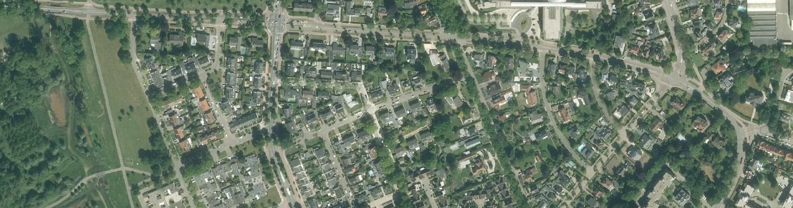 Luchtfoto van Oranjebuurt