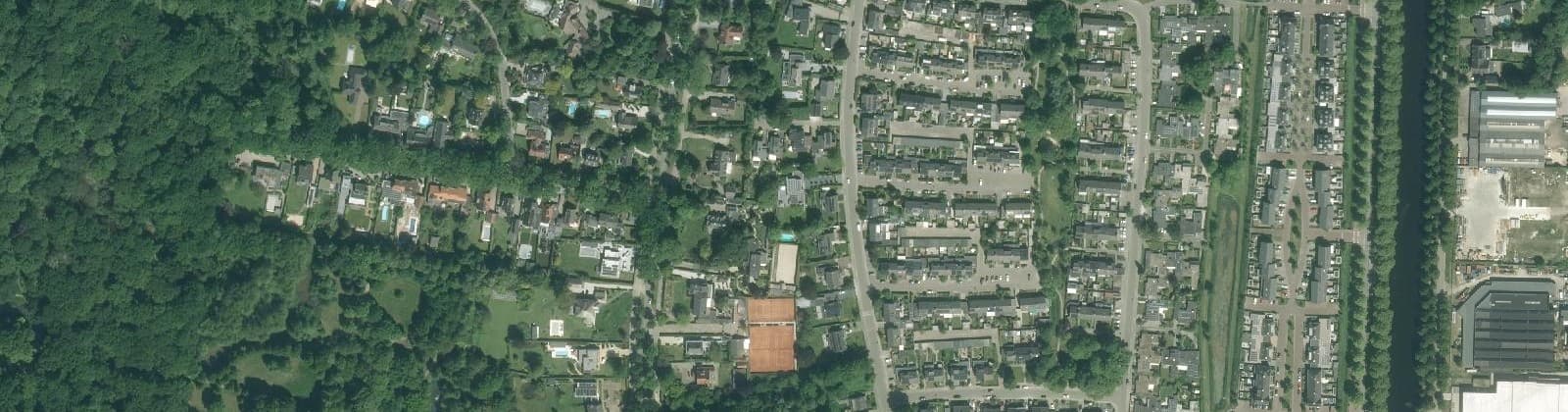 Luchtfoto van Zwanenbeemd