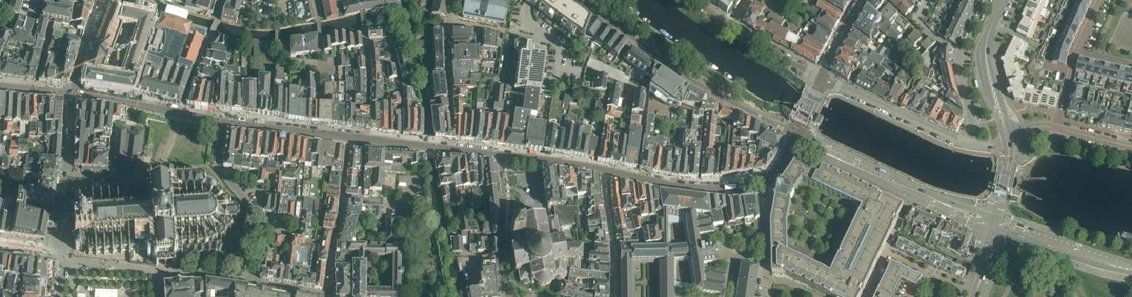 Luchtfoto van Binnenstad oost