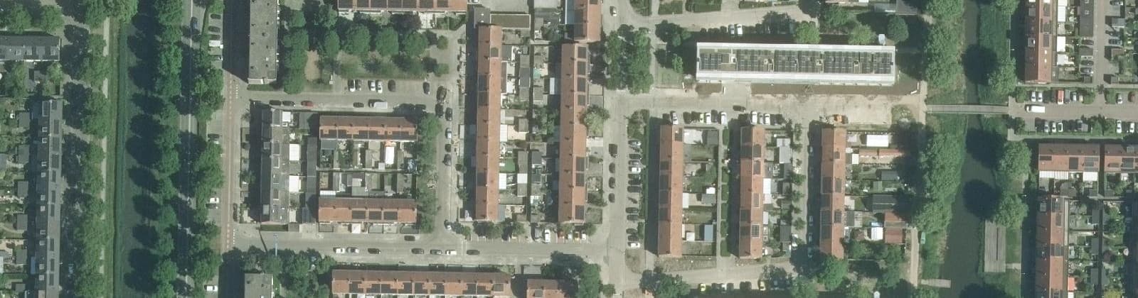 Luchtfoto van De Gestelse Buurt