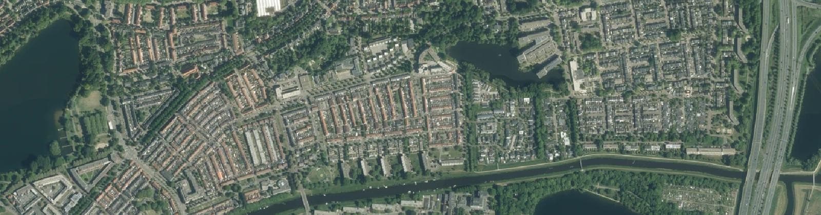 Luchtfoto van Aawijk noord