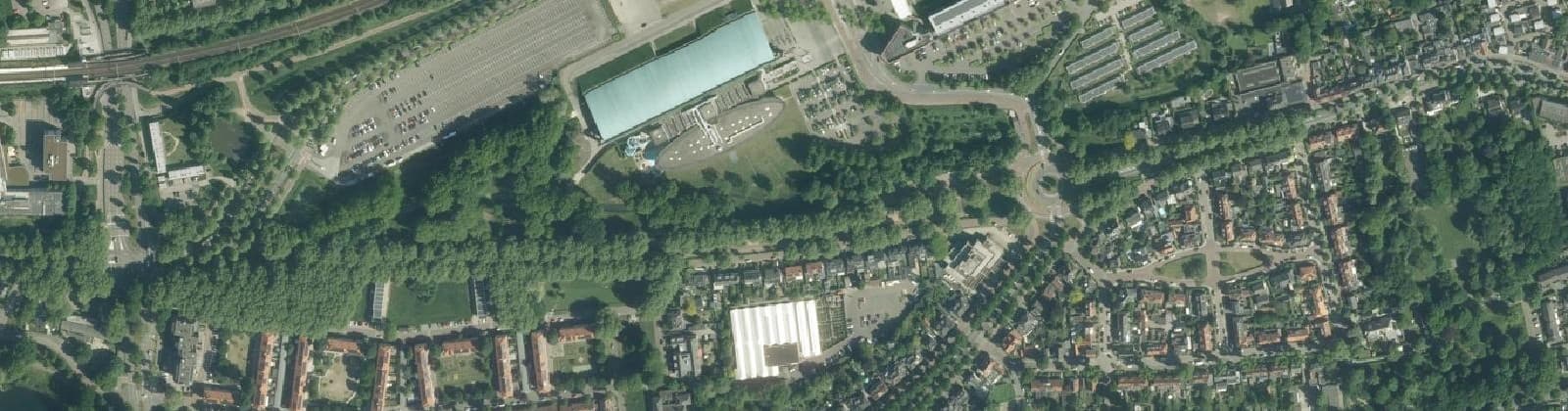 Luchtfoto van Graafsebuurt noord