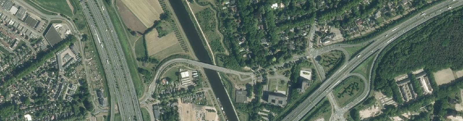 Luchtfoto van A2 zone Rosmalen zuid