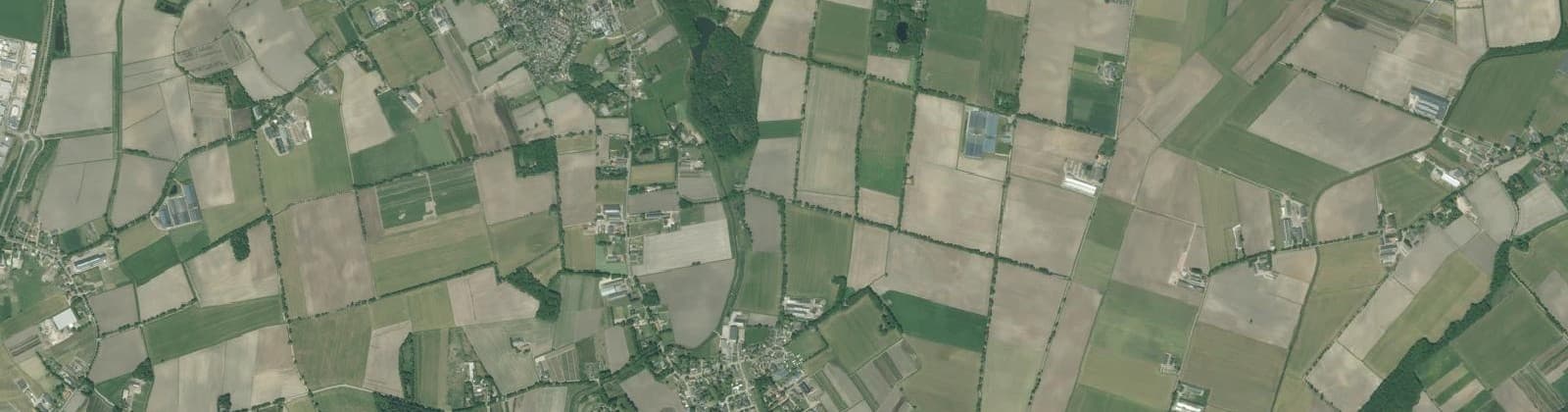 Luchtfoto van Verspreide huizen Baarschot