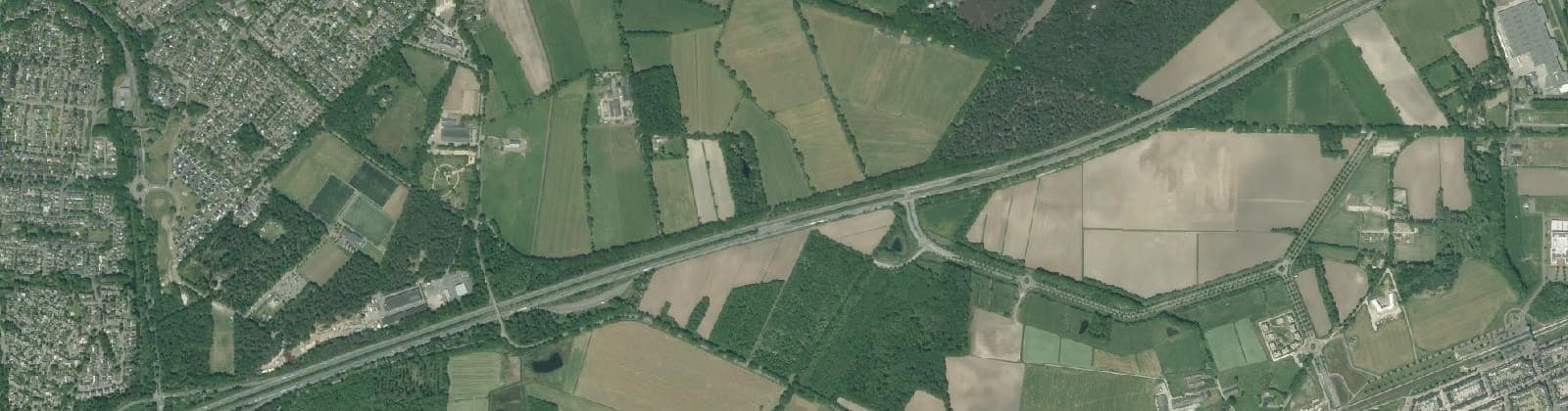 Luchtfoto van Verspr.h. ten zuidoosten van Nuenen