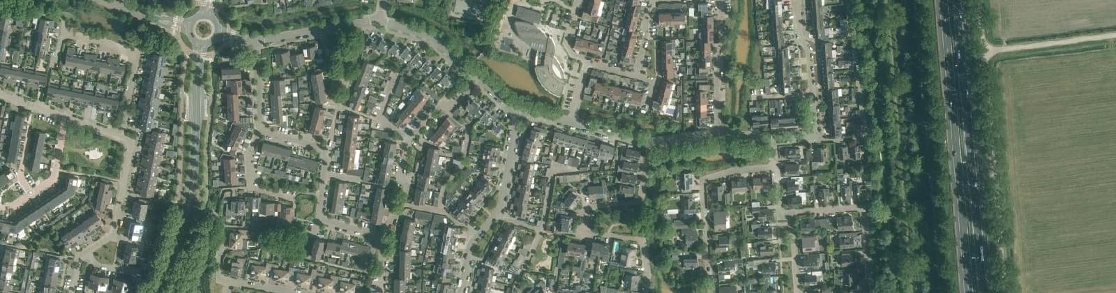 Luchtfoto van Schildersbuurt