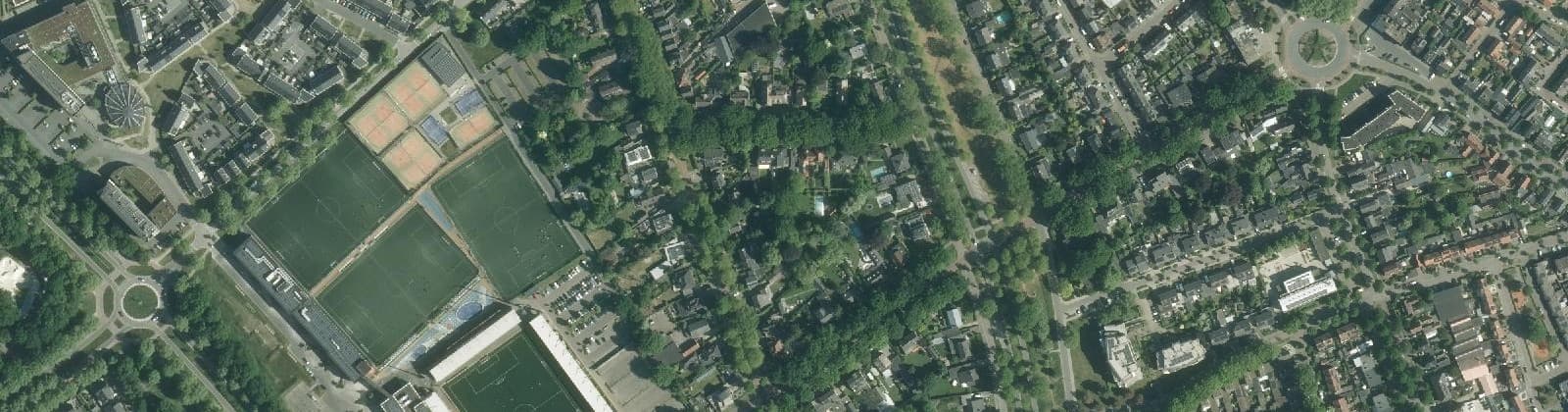 Luchtfoto van Oranjebuurt I en Ruivert
