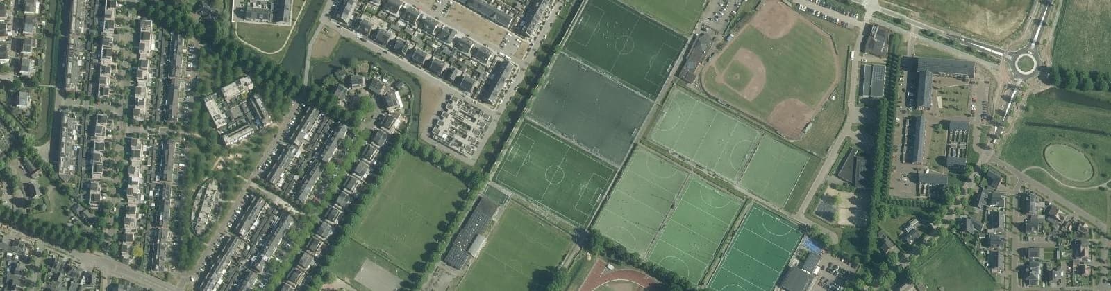 Luchtfoto van Rusheuvel