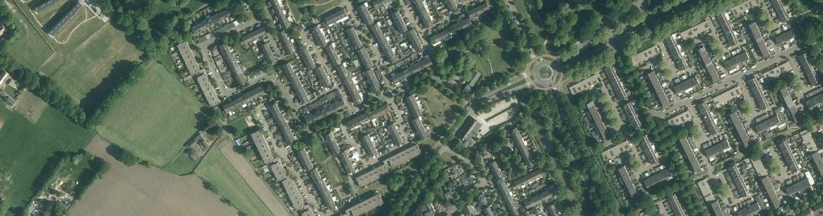 Luchtfoto van Het Woud