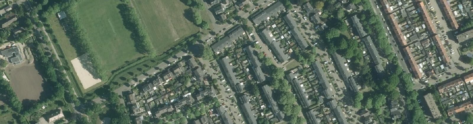 Luchtfoto van Heihoek