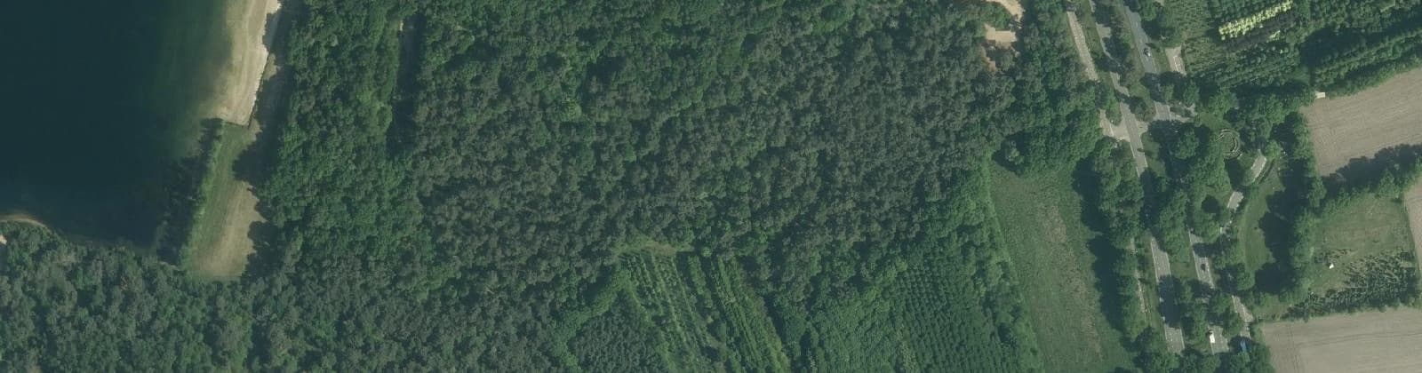 Luchtfoto van Geffense Bosjes