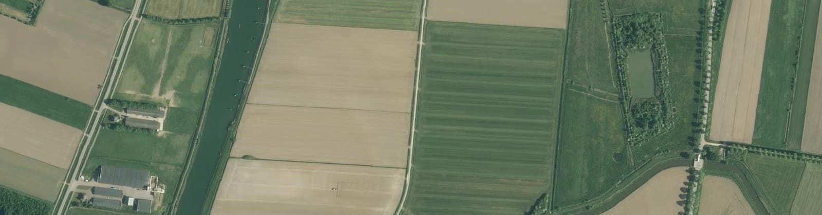 Luchtfoto van Buitengebied Harense Broek