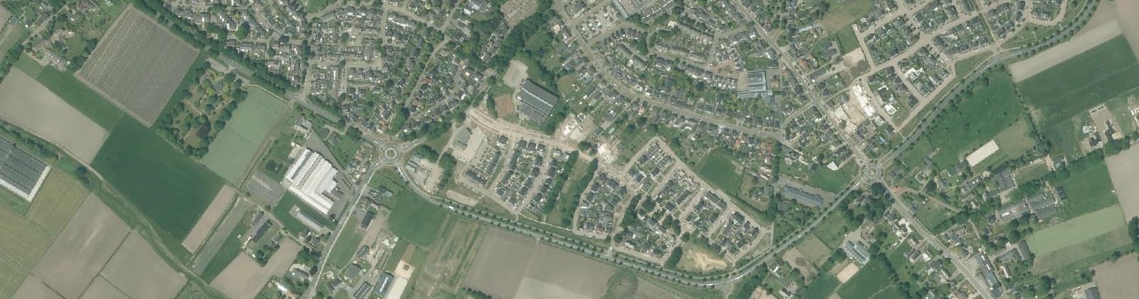 Luchtfoto van Groote Hoeven