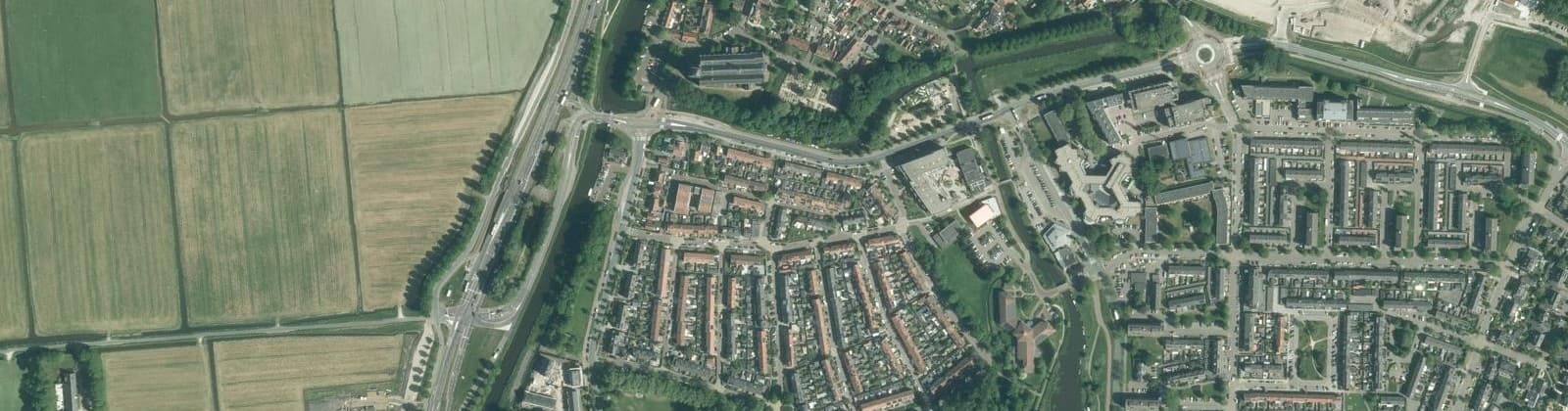 Luchtfoto van Oranjewijk