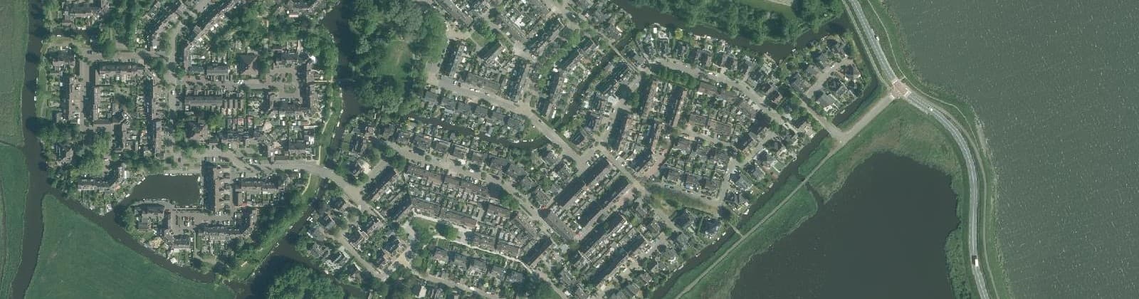 Luchtfoto van Buitengouw