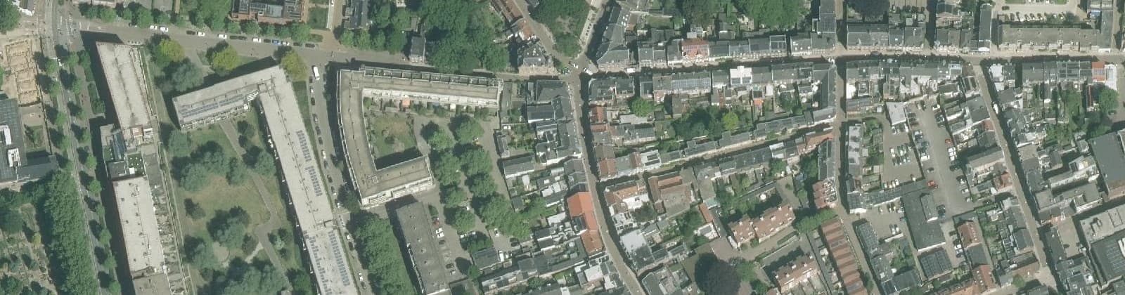 Luchtfoto van Binnenstad West