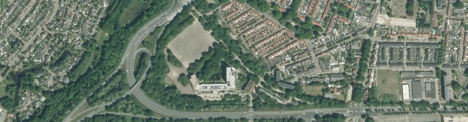 Luchtfoto van Het Laar