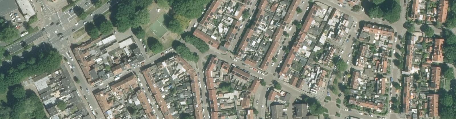 Luchtfoto van Vogeltjesbuurt West