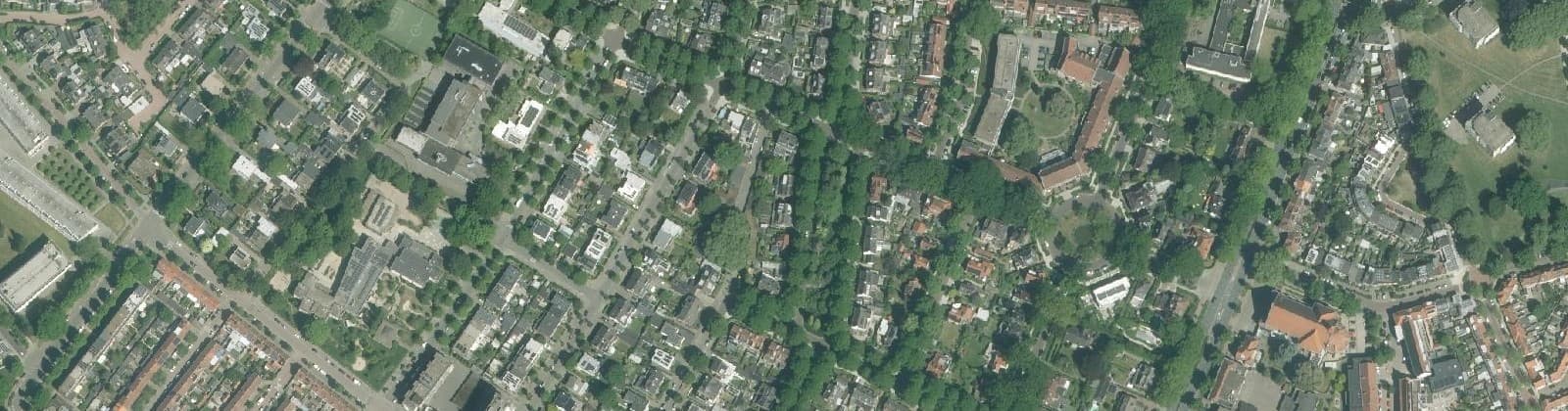 Luchtfoto van Burgemeestersbuurt