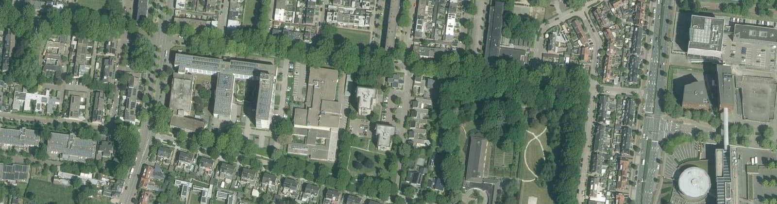 Luchtfoto van Notre Dame