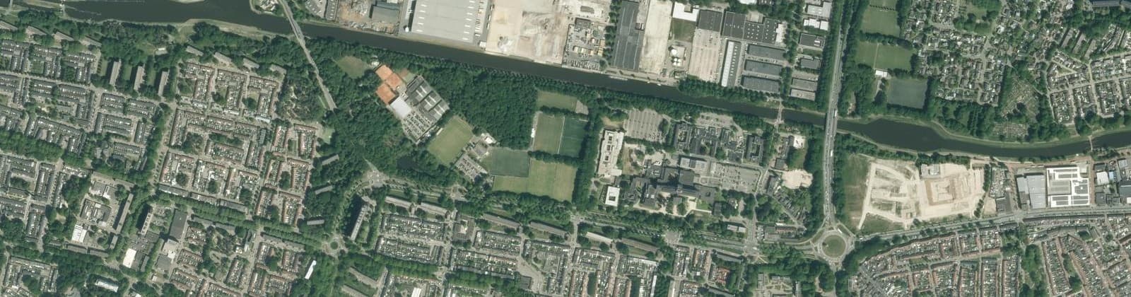 Luchtfoto van Tweestedenziekenhuis