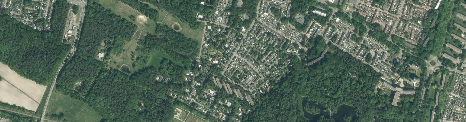 Luchtfoto van Het Wandelbos / Drijflanen
