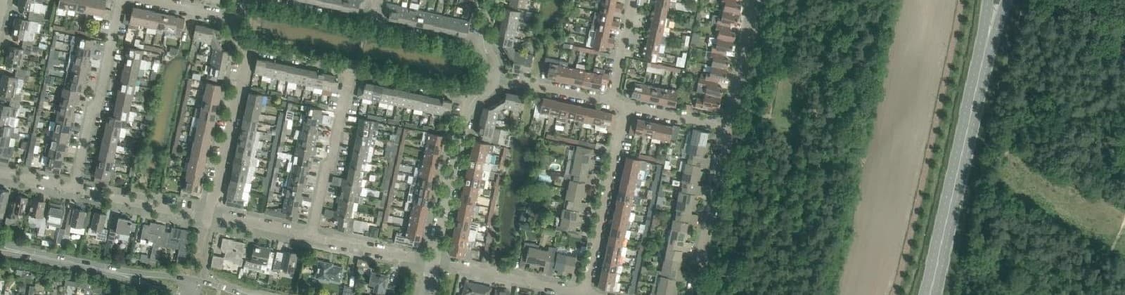 Luchtfoto van Huibeven Oost