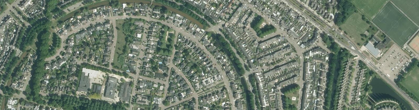 Luchtfoto van De Kievit Noord-Oost