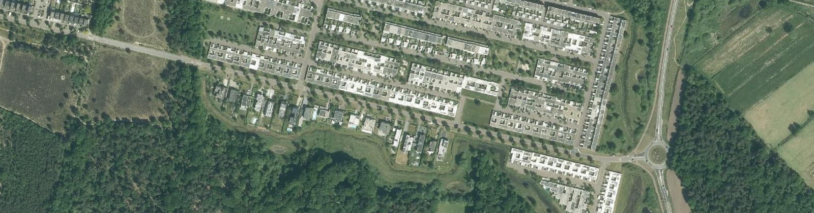 Luchtfoto van Witbrant Oost