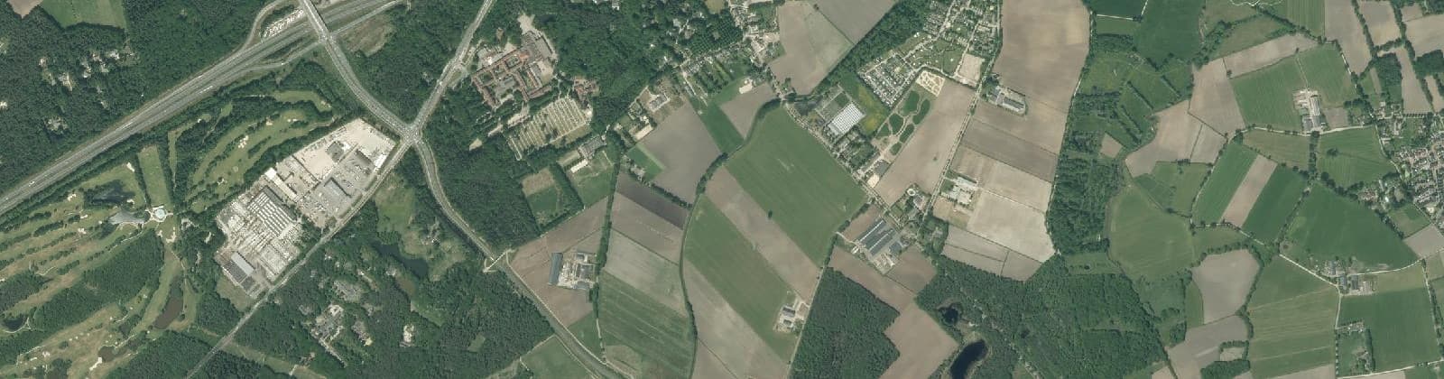 Luchtfoto van Verspr.h. ten zuiden van de E3-weg